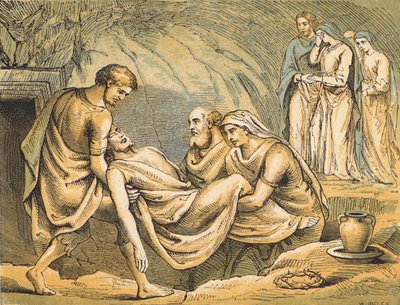 De Begrafenis van Jezus door English School