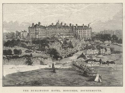Het Burlington Hotel, Boscombe, Bournemouth door English School