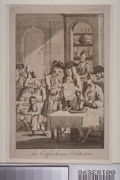 De koffiehuispolitici door English School
