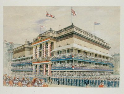 De Kroningsprocessie van Koning George V, 1910 door English School
