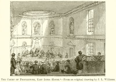 Het Hof van Eigenaren, East India House door English School
