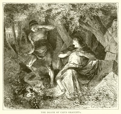 De dood van Caius Gracchus door English School