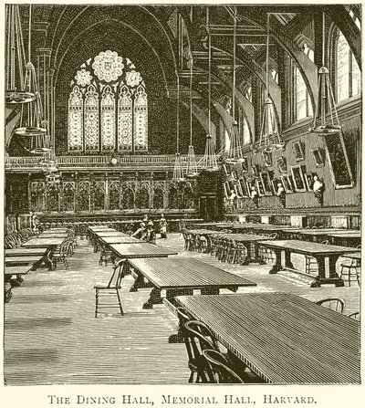 De Eetzaal, Memorial Hall, Harvard door English School