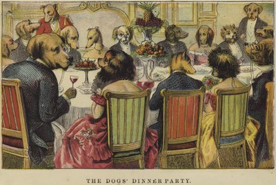 Het Dinerfeest van de Honden door English School