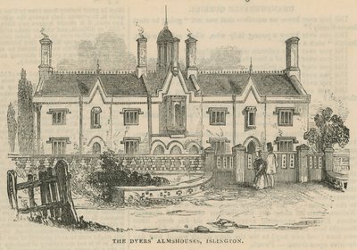 De Dyers Alms Houses in Islington door English School