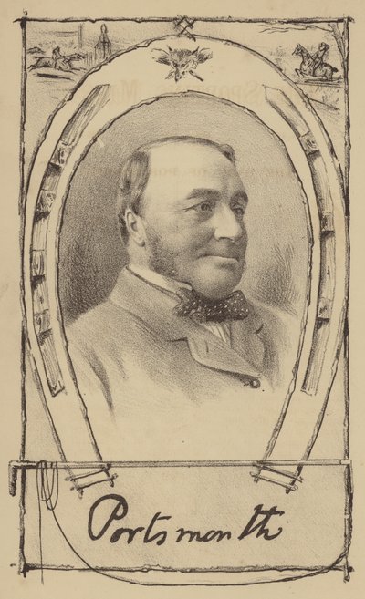 De Graaf van Portsmouth (gravure) door English School