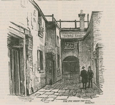 The Fox Under the Hill, Adelphi, Londen door English School