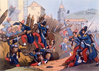 Het Franse Legioen bestormt een Carlistische verschansing, 1837 door English School