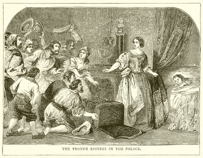 De Fronde-opstandelingen in het Paleis door English School