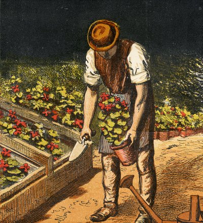 De Tuinman, 1867 door English School