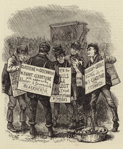 De algemene verkiezingen door English School
