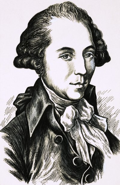 De Georgiërs: De duelerende dramaturg (Richard Sheridan) door English School