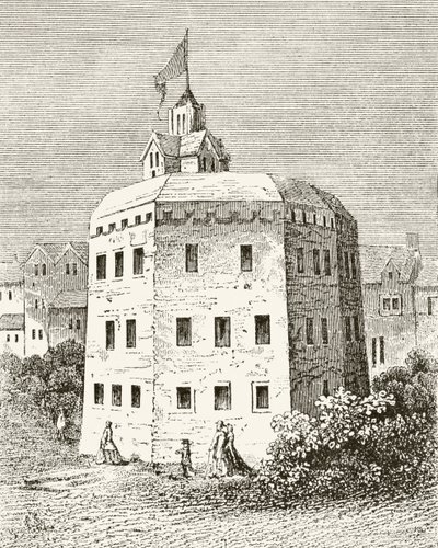 Het Globe Theatre, Southwark, uit 