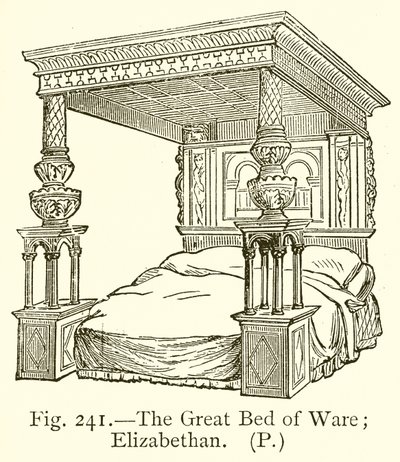 Het grote bed van Ware door English School