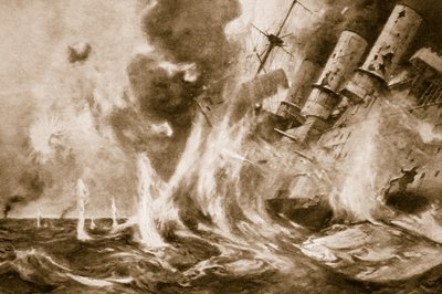 De grote Britse overwinning bij de Falklands: Duitse admiraal gaat ten onder met zijn vlaggenschip door English School
