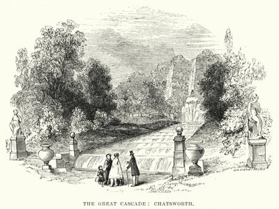 De Grote Waterval, Chatsworth door English School