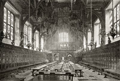 De Grote Zaal van de Middle Temple, uit 