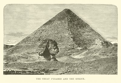 De Grote Piramide en de Sfinx door English School