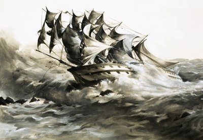 De Grosvenor was geladen met een rijke lading toen het aan de grond liep voor de kust van Zuid-Afrika door English School