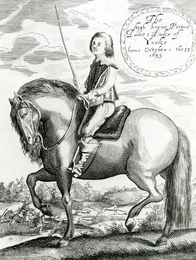 De Hooggeboren Prins James Hertog van Yorke door English School