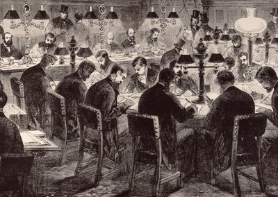 Het Lagerhuis: De verslaggeverskamer, uit 