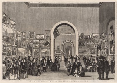 De Internationale Tentoonstelling; Uitzicht op de Schilderijengalerij naar het oosten door English School