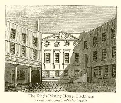 The Kings Printing House, Blackfriars door English School