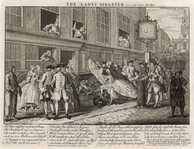 Het ongeluk van de dame door English School