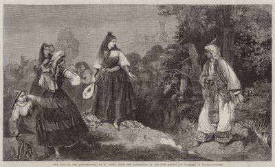 "De Laatste der Abencerages," van de Tentoonstelling van de Nieuwe Vereniging van Aquarellisten door English School