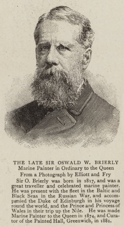 De Laatste Sir Oswald W Brierly door English School