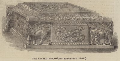 De Layard-doos (gravure) door English School
