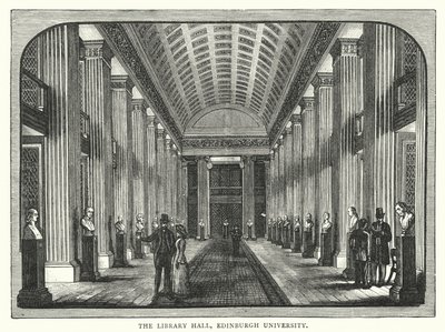 De Bibliotheekzaal, Universiteit van Edinburgh door English School