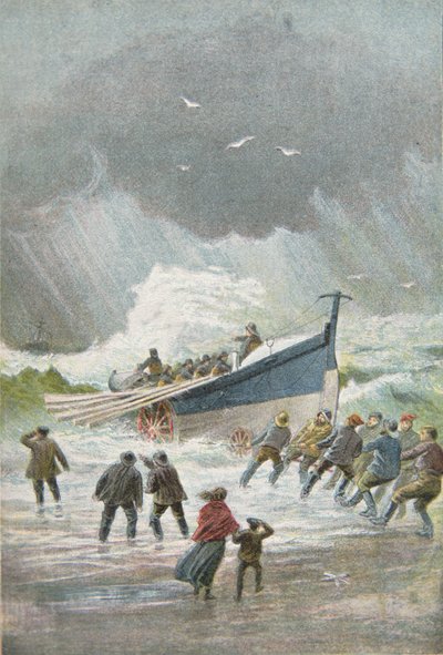 De Reddingsbootdienst door English School
