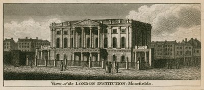 De London Institution, Moorfields, Londen door English School