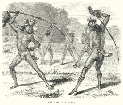 De Maquarri dans (gravure) door English School