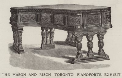 De Mason en Risch (Toronto) Pianoforte Tentoonstelling door English School