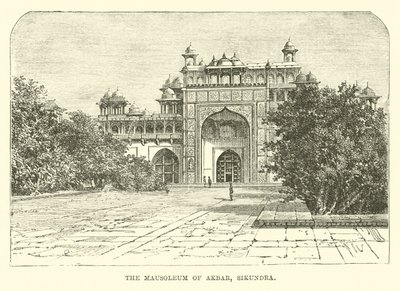 Het Mausoleum van Akbar, Sikundra door English School