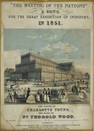 De Ontmoeting van de Naties. Een lied voor de Grote Tentoonstelling van Industrie door English School