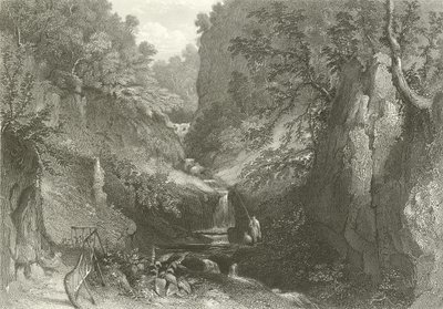 De Middelste Waterval van Moness door English School