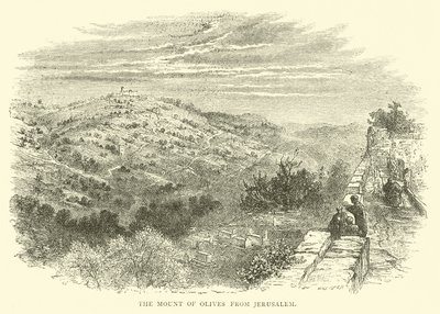 De Olijfberg vanuit Jeruzalem door English School