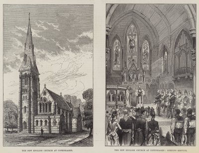 De Nieuwe Engelse Kerk in Kopenhagen door English School