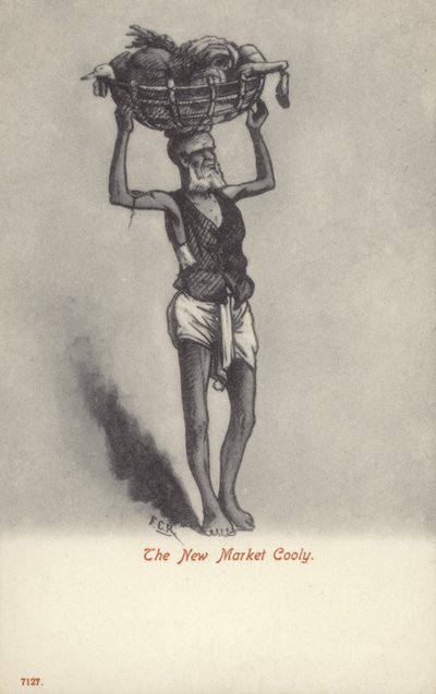 De Nieuwe Markt Cooly (litho) door English School
