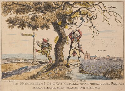 De Noordelijke Kolos of Graaf van Paddenstoel, uitgegeven 1786 door English School