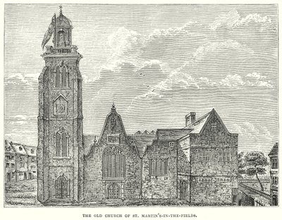 De oude kerk van St Martin