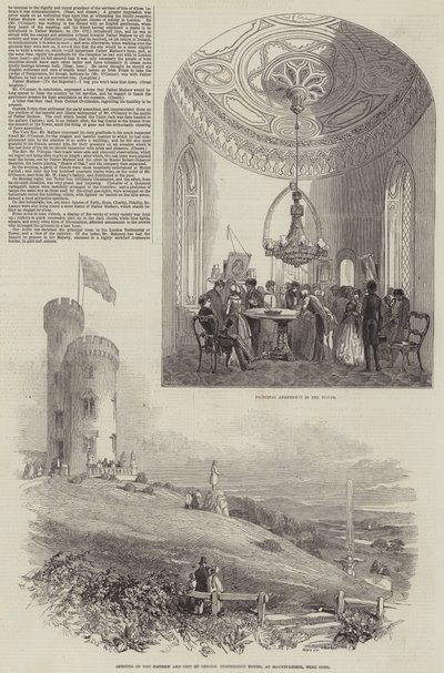 De Opening van de Mathew en City of London Temperance Tower (gravure) door English School