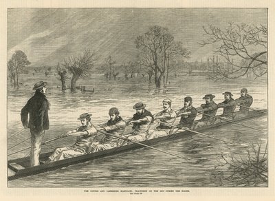 De Oxford en Cambridge bootrace door English School