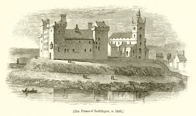 Het paleis van Linlithgow in 1600 door English School