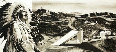 De Papagos Indianen stonden wetenschappers toe hun observatorium op Kitt Peak te bouwen door English School