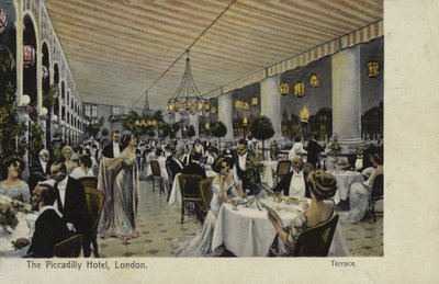 Het Piccadilly Hotel, Londen door English School
