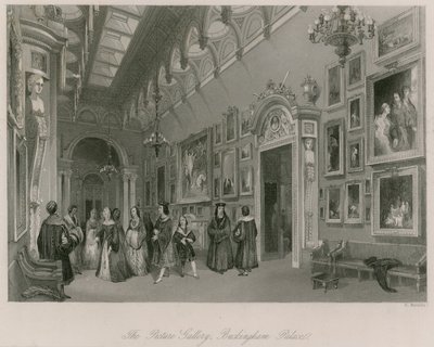 De Schilderijgalerij, Buckingham Palace door English School